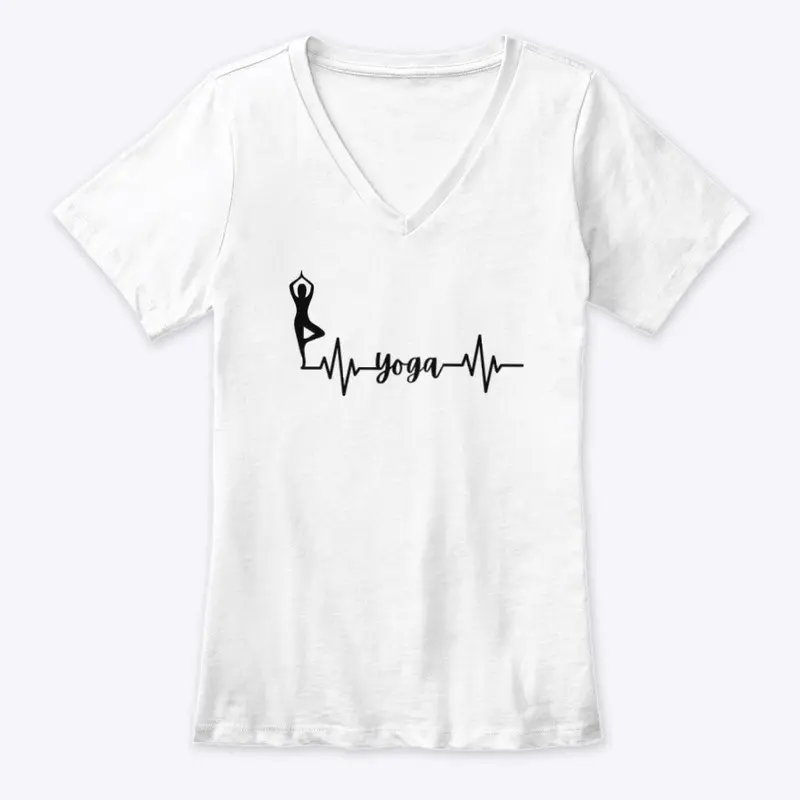 yoga is life t-shirt (white)