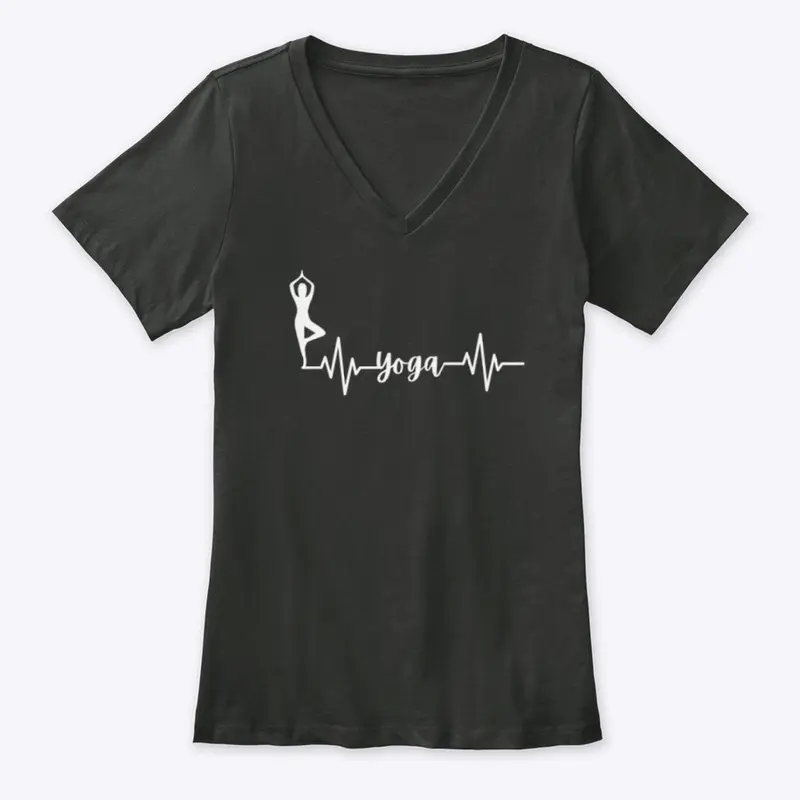 yoga is life t-shirt (black)